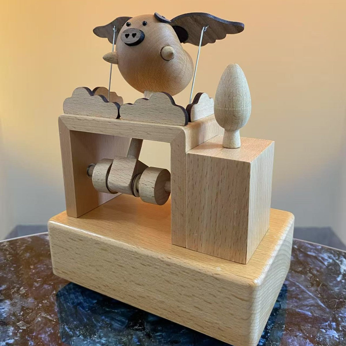 Bluetooth Mechanical Music Box with Animal Designs